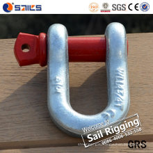 High Tensile Us Type Screw Pin D Shackle